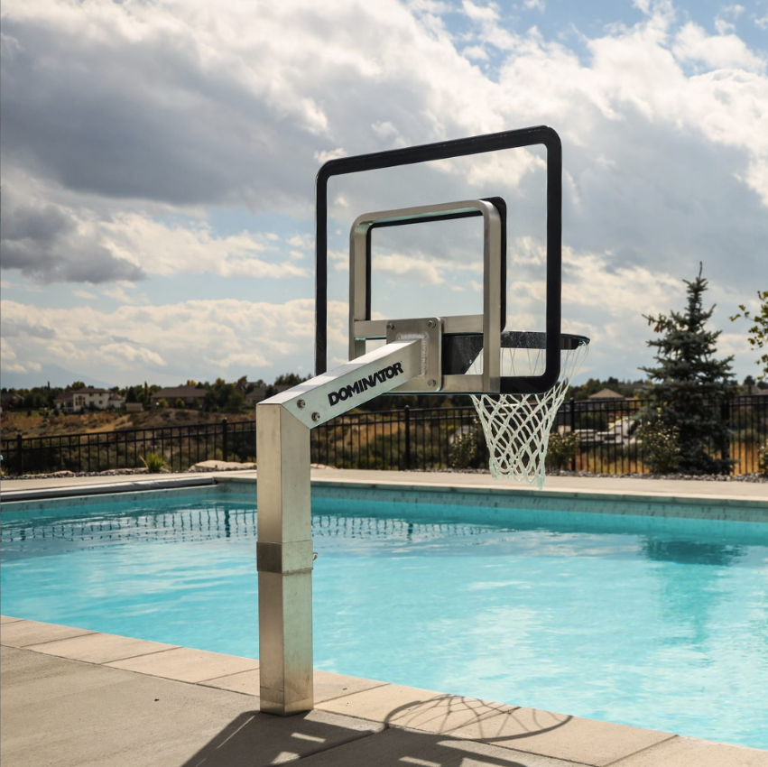 Dominator Aluminum Poolside In-Ground Basketball Hoop psh-1