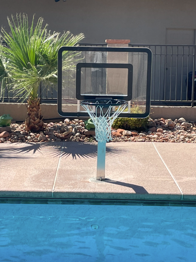 Dominator Aluminum Poolside In-Ground Basketball Hoop psh-1