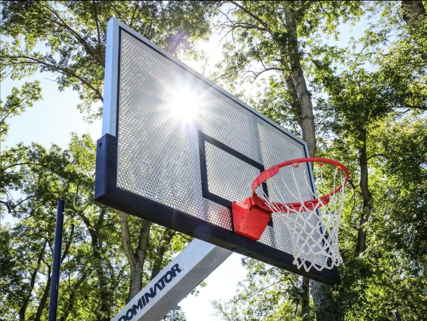 Dominator 72" Aluminum Shatter-Proof Backboard Adjustable Hoop 724-apa