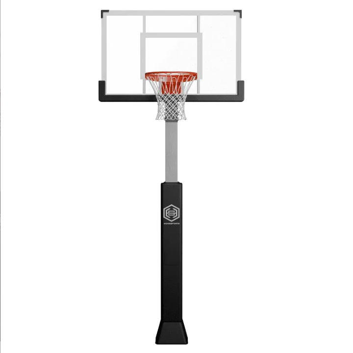 Dominator 54" Glass Backboard Adjustable Basketball Hoop 542-aa