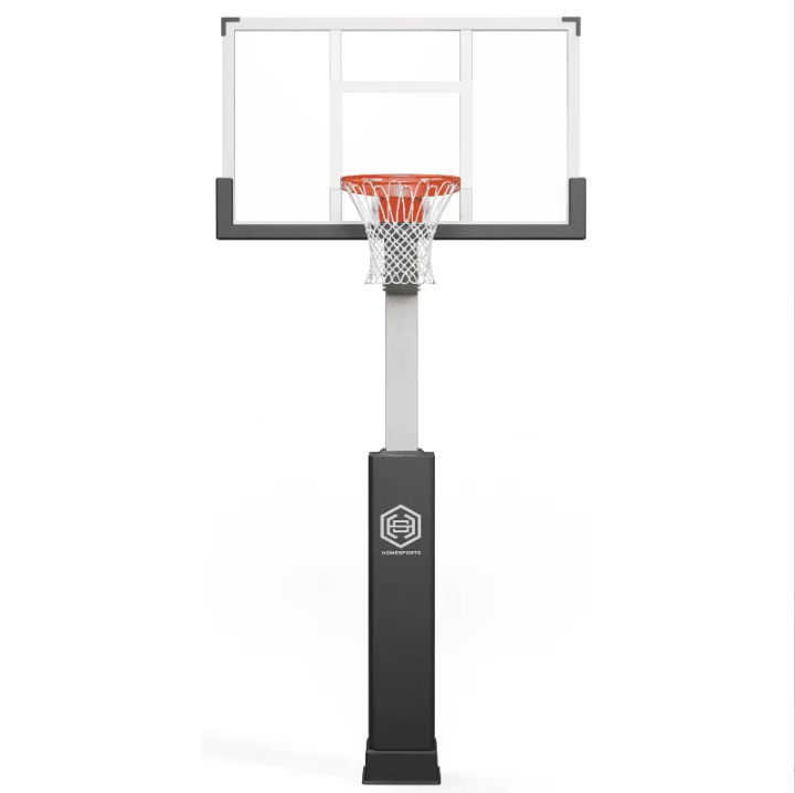 Dominator 60" Glass Backboard Adjustable Basketball Hoop 603-aa