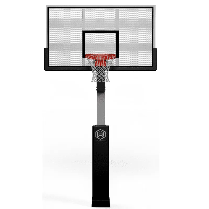 Dominator 72" Aluminum Shatter-Proof Backboard Adjustable Hoop 724-apa