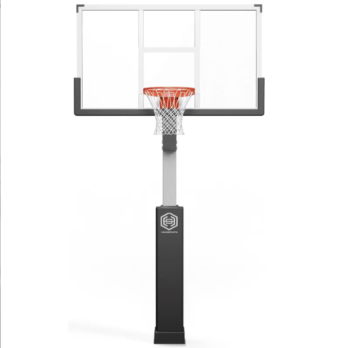 Dominator 72" Glass Backboard Adjustable Basketball Hoop 724-aa