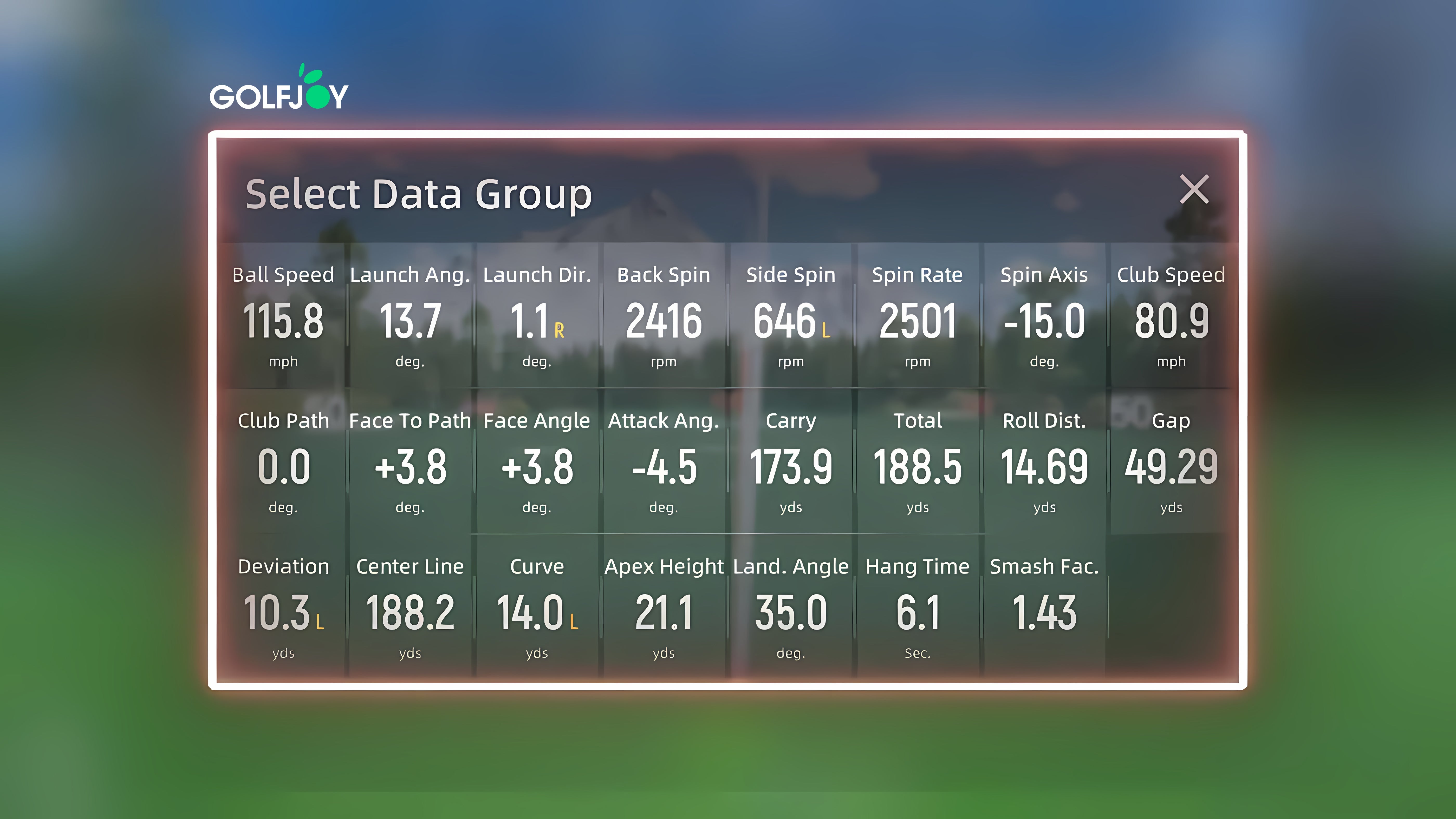 GOLFJOY GDS PLUS Portable Launch Monitor