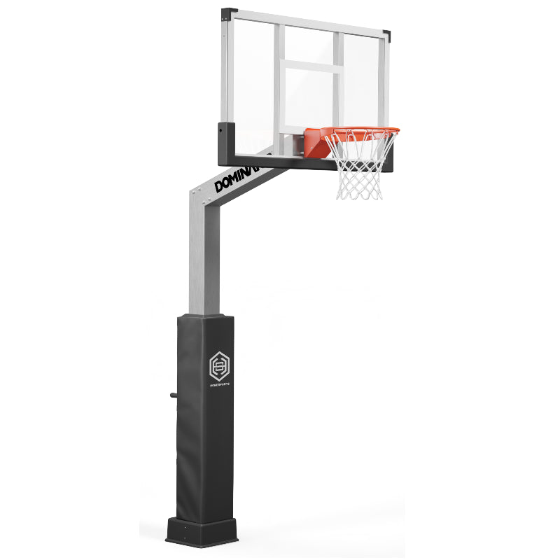 Dominator 60" Glass Backboard Adjustable Basketball Hoop 603-aa