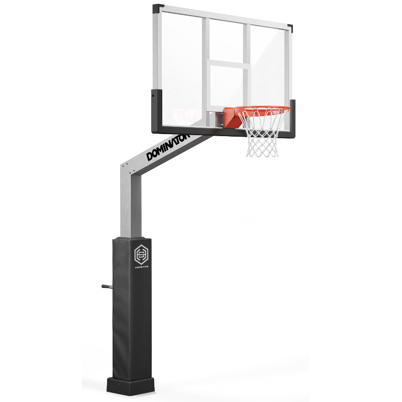 Dominator 72" Glass Backboard Adjustable Basketball Hoop 724-aa